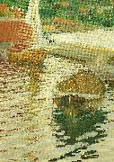 Anders Zorn ovan dalaro brygga France oil painting artist